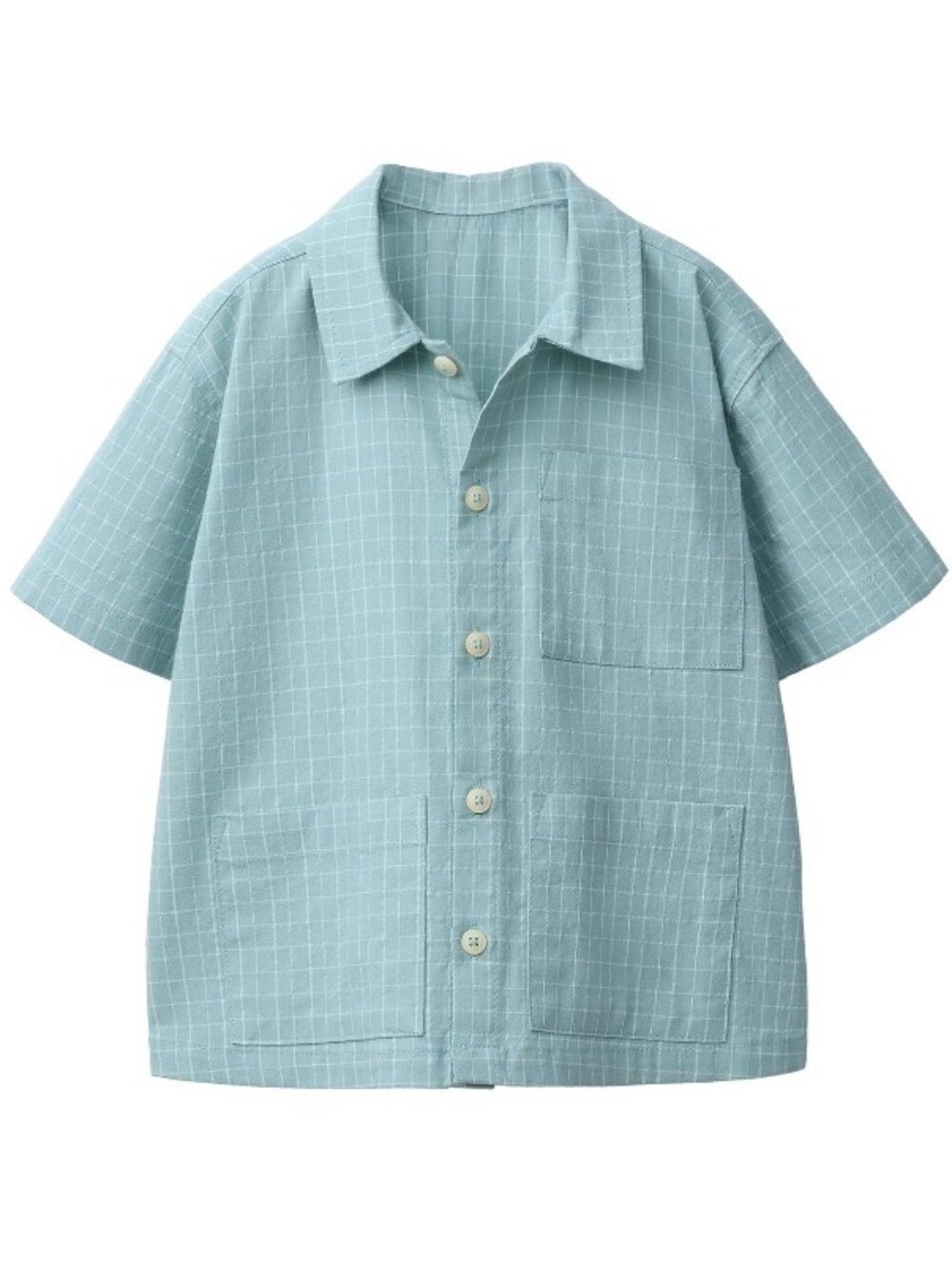Zara Check Shirt With Pockets- 1 1/2